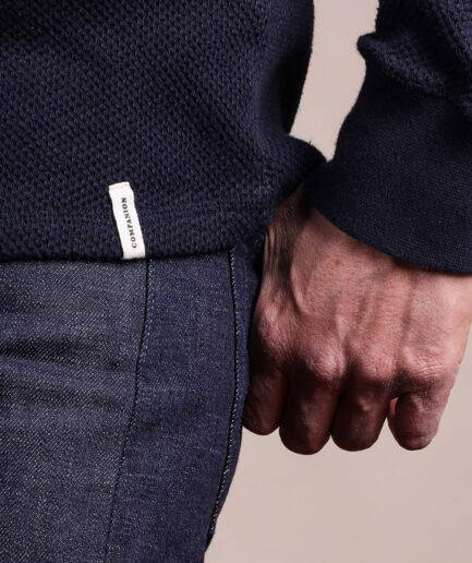 Henley Waffle Japan - Navy