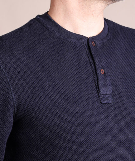 Henley Waffle Japan - Navy
