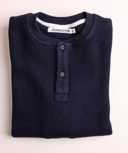Henley Waffle Japan - Navy