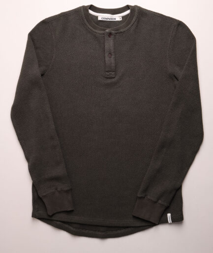 Henley Waffle Japan - Olive