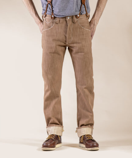 S346 Jan 04KN-B Slubby brown W28-29