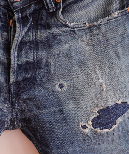 Repair crotch blow out