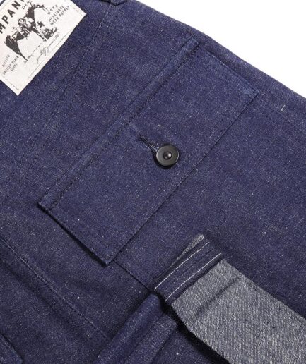 S239 Japanese Neppy Denim Fatigue Shorts. W30