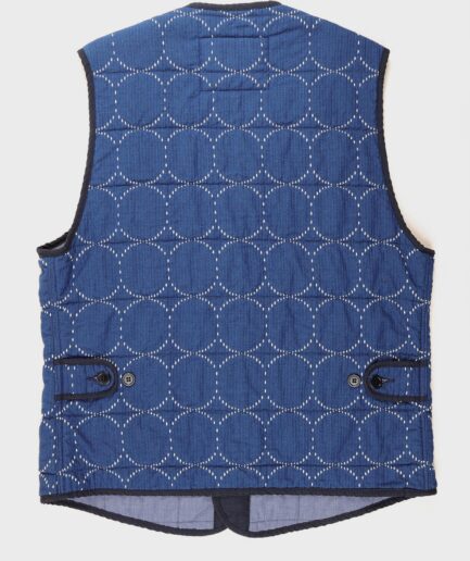 S258 Padded Sashiko Vest. Japan. Size M