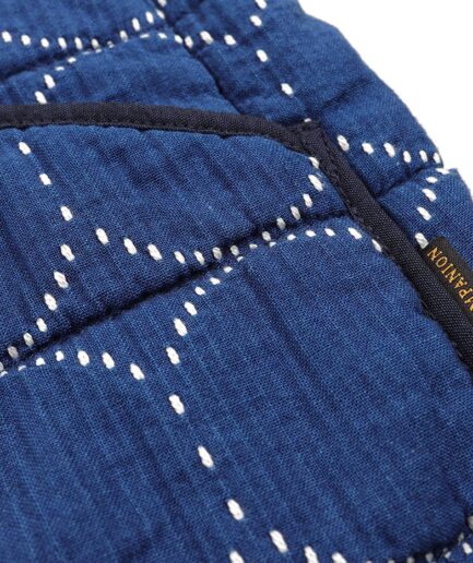 S258 Padded Sashiko Vest. Japan. Size M