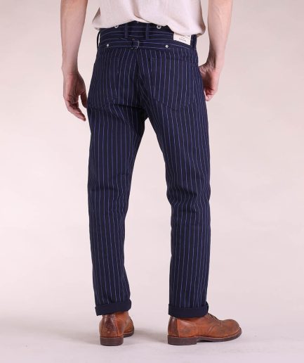 S334, Railroad Stripes Navy Japan. W31