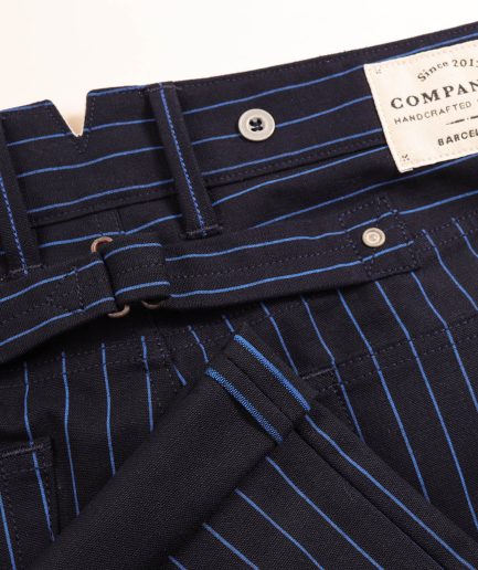 S334, Railroad Stripes Navy Japan. W31