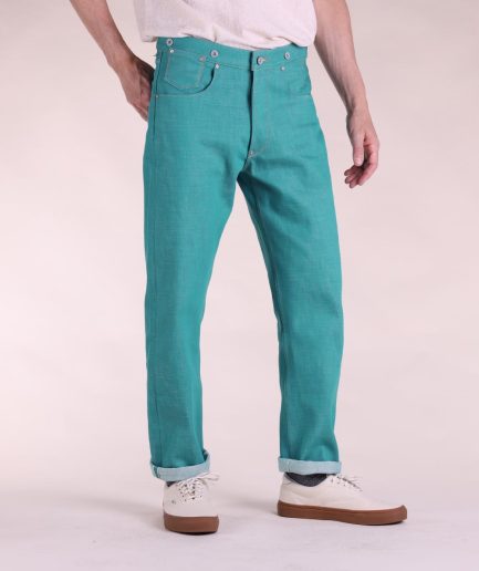 S327, Turquoise Selvedge Japan. W31