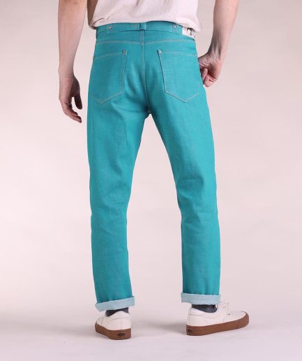 S327, Turquoise Selvedge Japan. W31