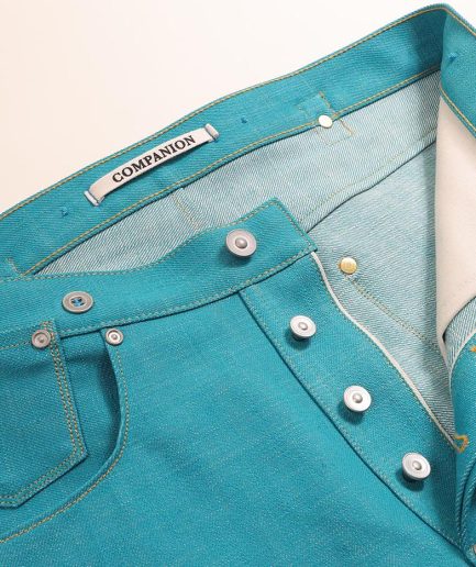 S327, Turquoise Selvedge Japan. W31