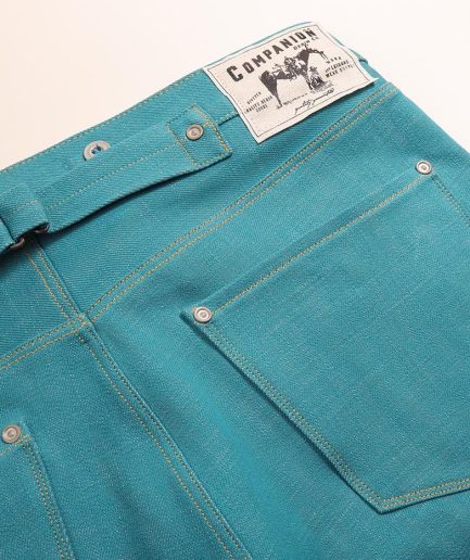 S327, Turquoise Selvedge Japan. W31