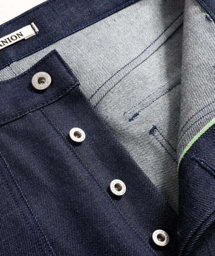 S321, Fatigue Lime Selvedge Shorts, Cone Denim. W31