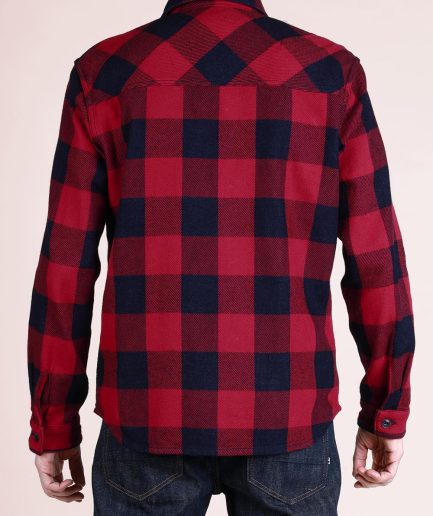 Zermatt Indigo Flannel Japan. Red