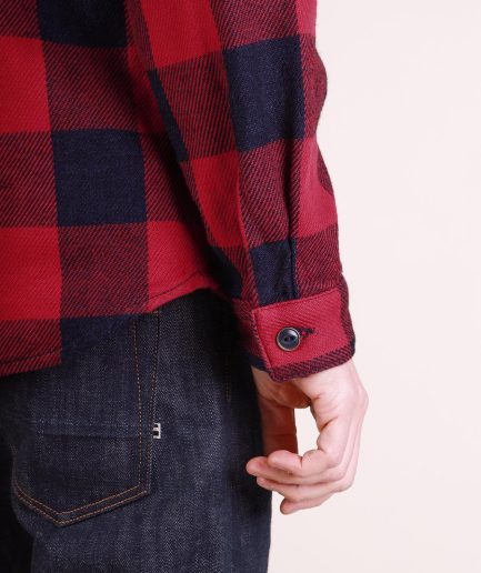 Zermatt Indigo Flannel Japan. Red